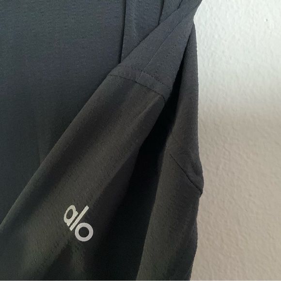 Alo Yoga Dreamscape Button Down Long Sleeve Black L - Picture 9 of 11